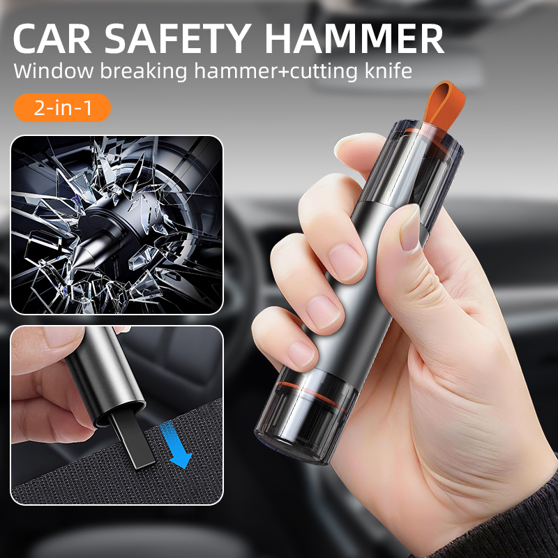 2-in-1 Car Safety Hammer Emerg - Rescue Rope Throw review and price