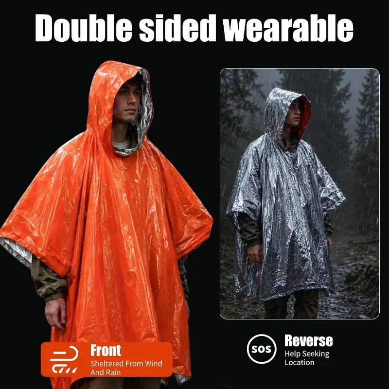 Hooded Emergency Rain Poncho W - Emergency Poncho Rain review and price